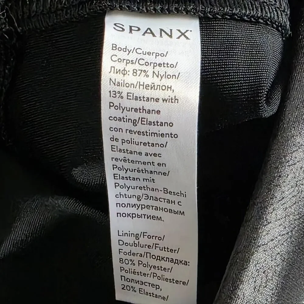 Spanx Faux Leather Leggings Black Women’s XL
